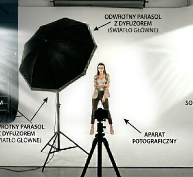 Idealnie białe tło w stylu reklamowym? Zobacz, jak ustawić światło na narożnej cykloramie!